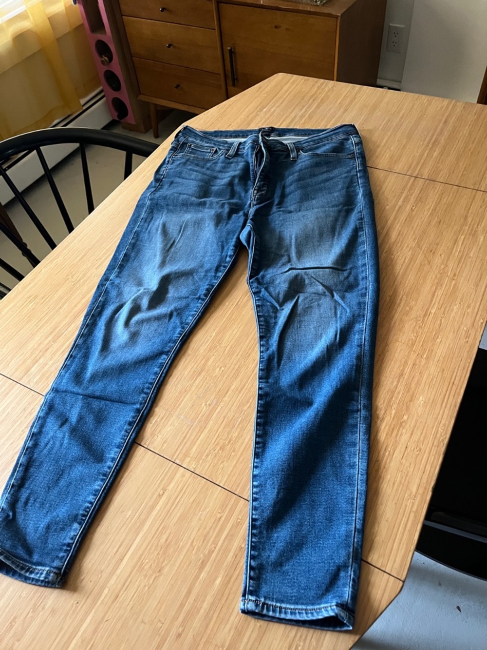 J. Crew Slim Straight Dark Blue Jeans